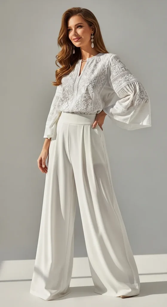 White Boho Look