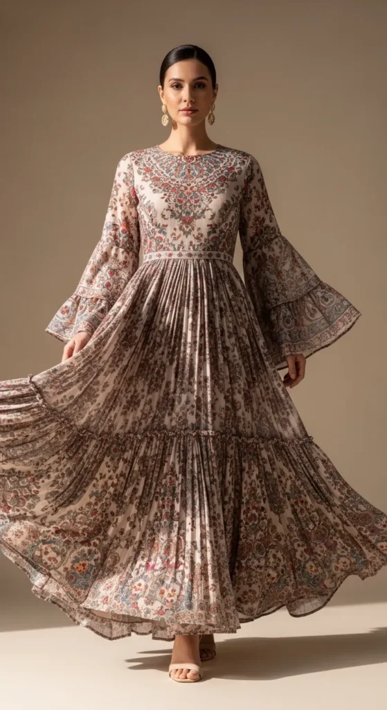 Flowy Maxi Dress Silhouette