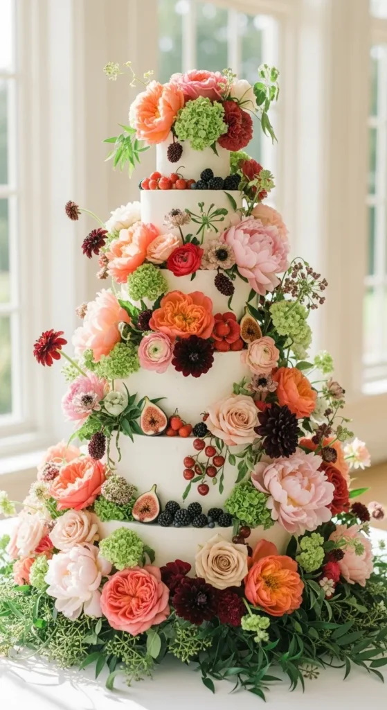 Maximalist Floral Extravaganza Cake