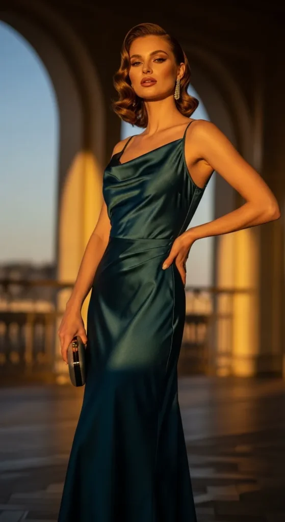 The Satin Maxi Dress Evening Look