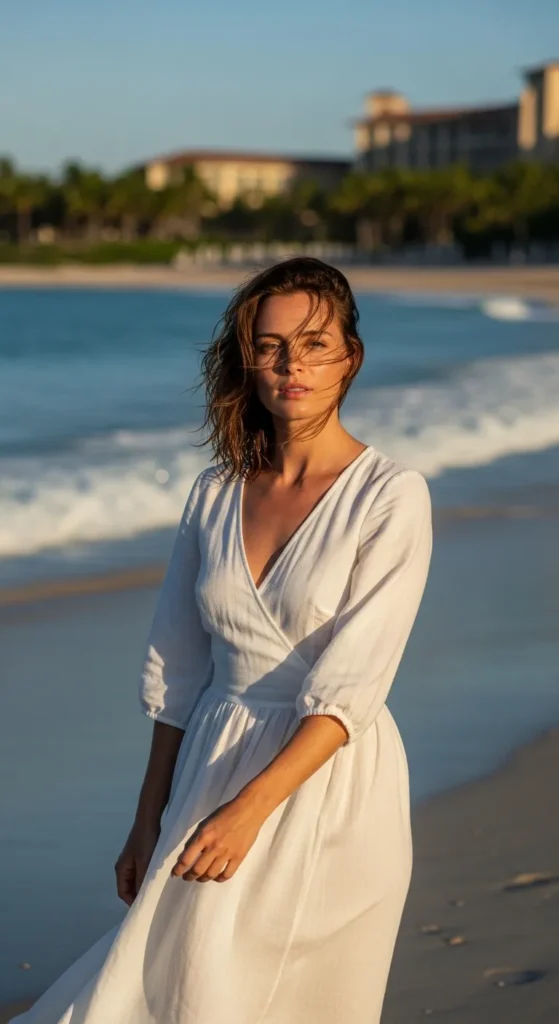 The White Linen Dress