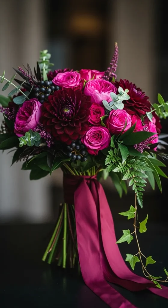Bold Jewel Tone Bouquet
