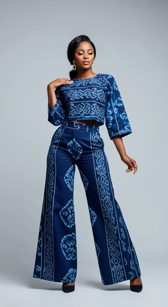 Adire Tie-Dye Co-ord Set