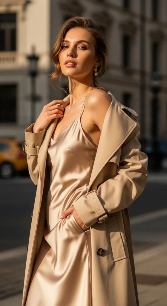 Feminine Trench Coat