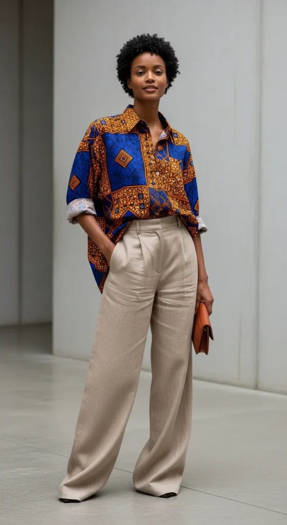 Gender-Neutral African Print Fashion