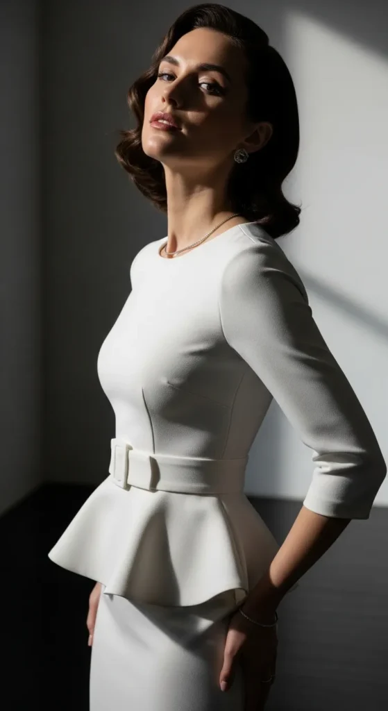  The Peplum Waist Dress