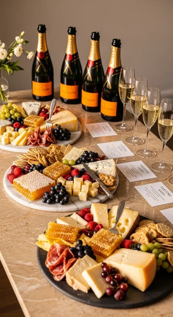 Champagne and Cheese Tasting