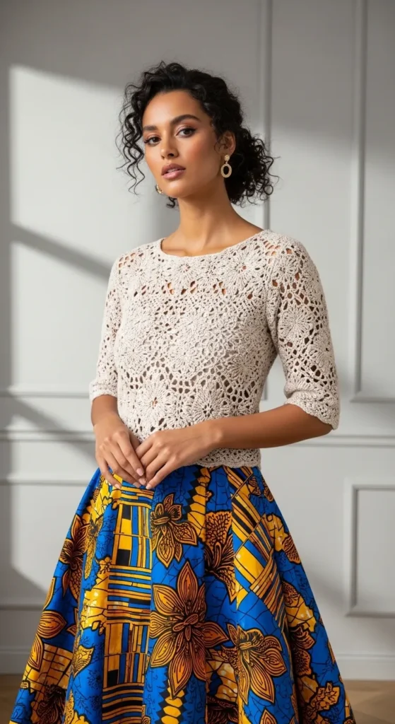 Crochet and Kitenge Combination
