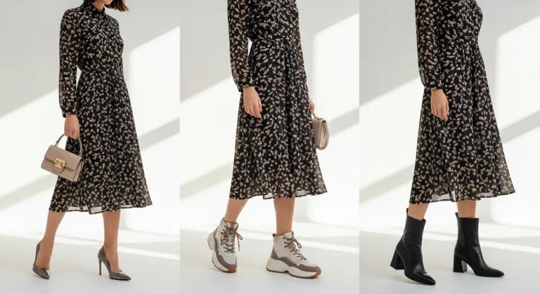 Midi Dress Shoe Ideas
