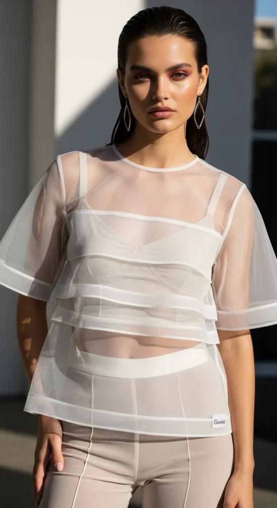 Comeback of Sheer and Transparent Fabrics