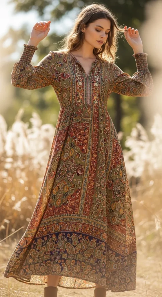 Printed Maxi Dress Moment