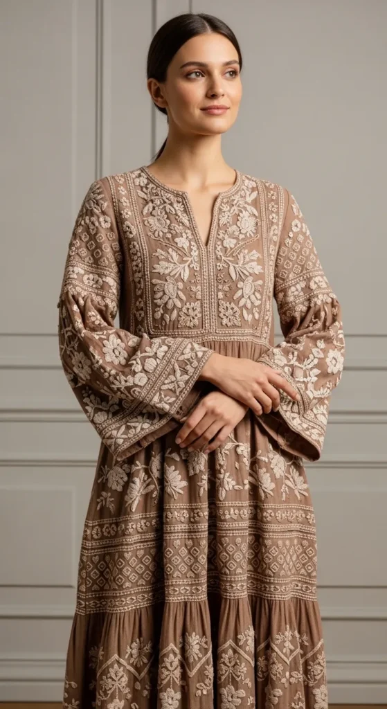 Embroidered Dress — Wearable Art