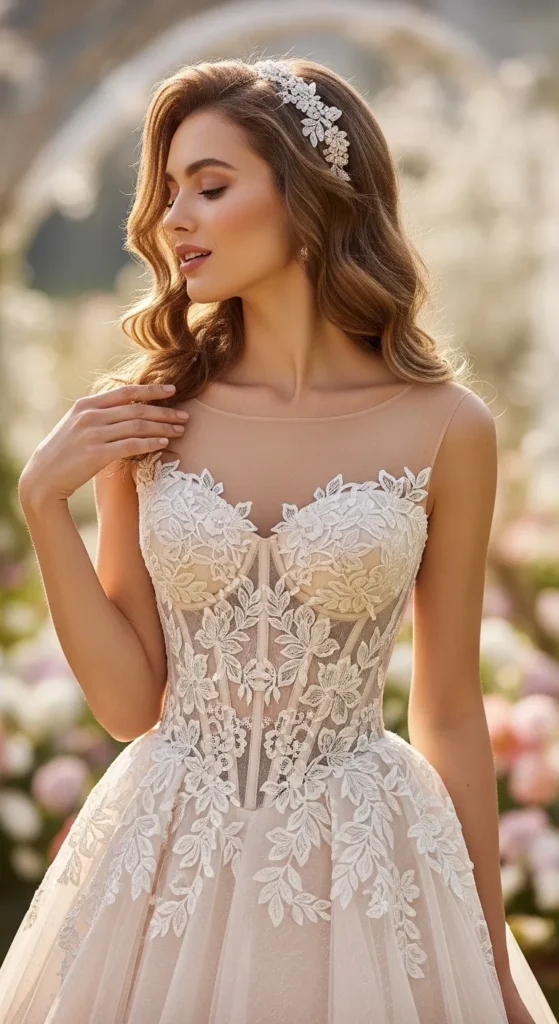 The Coloured Corset Gown