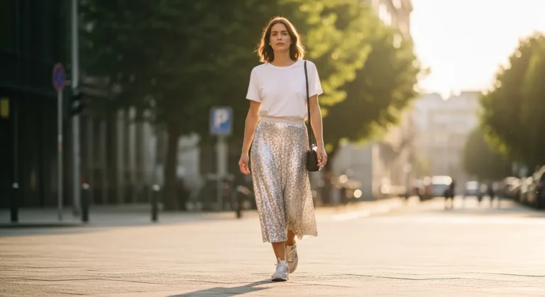 Sequin Skirt Outfit Ideas