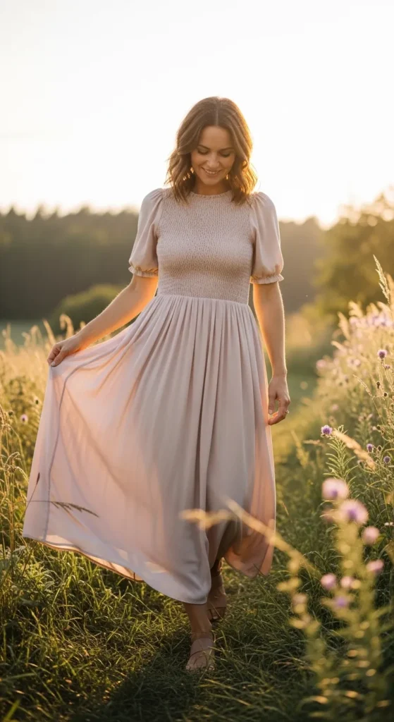 The Smocked Waist Dress