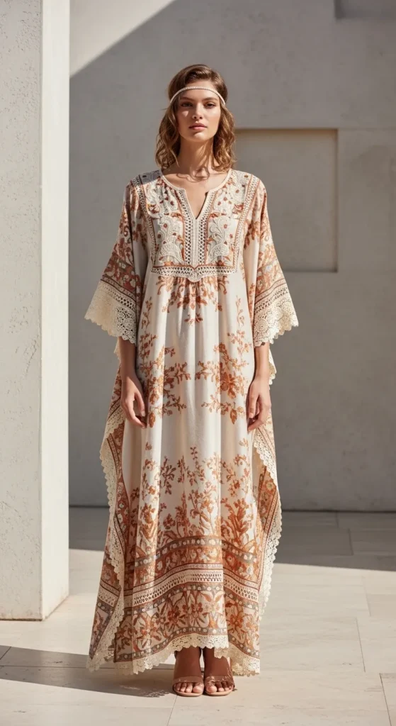 The Kaftan Dress — The Sophisticated Boho Choice