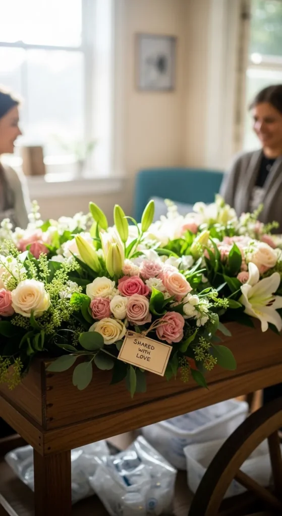 Donate Leftover Food and Flowers