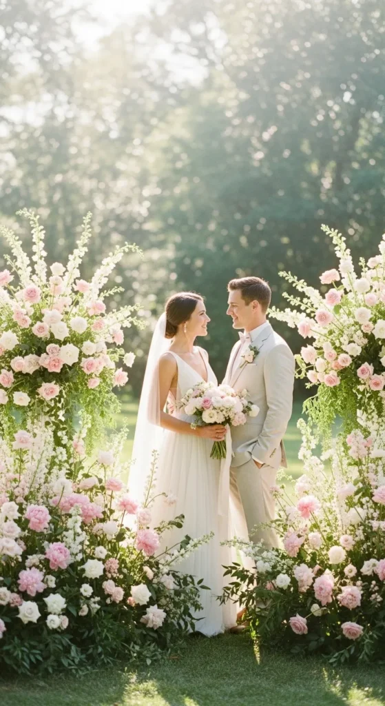 Abundant Low Garden Centerpiece