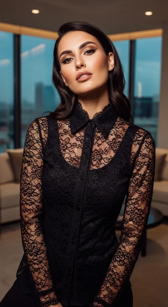 Lace and Sheer Layers