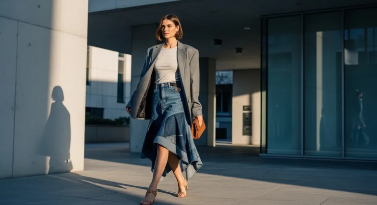 Denim Skirt Outfit Ideas