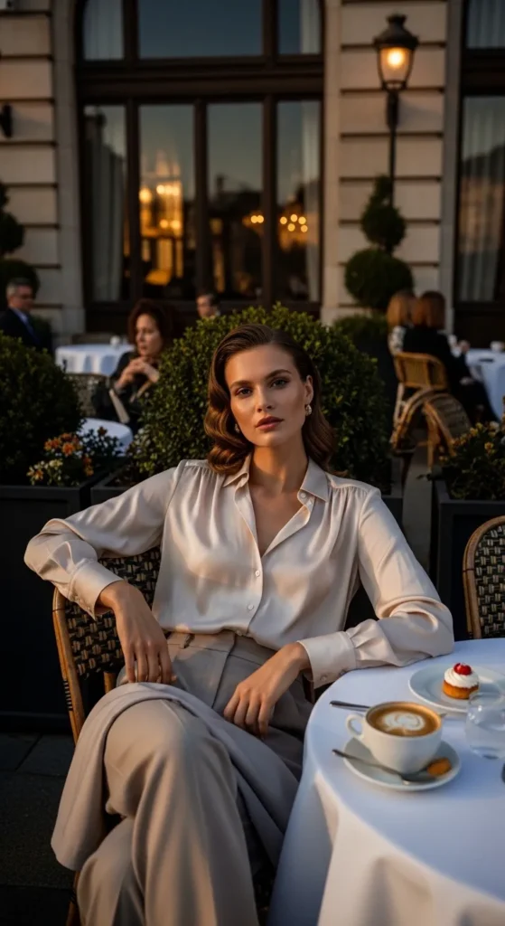 Silk or Satin Blouse