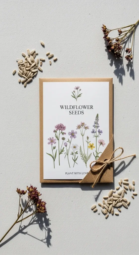 Wildflower Seed Packet Favours