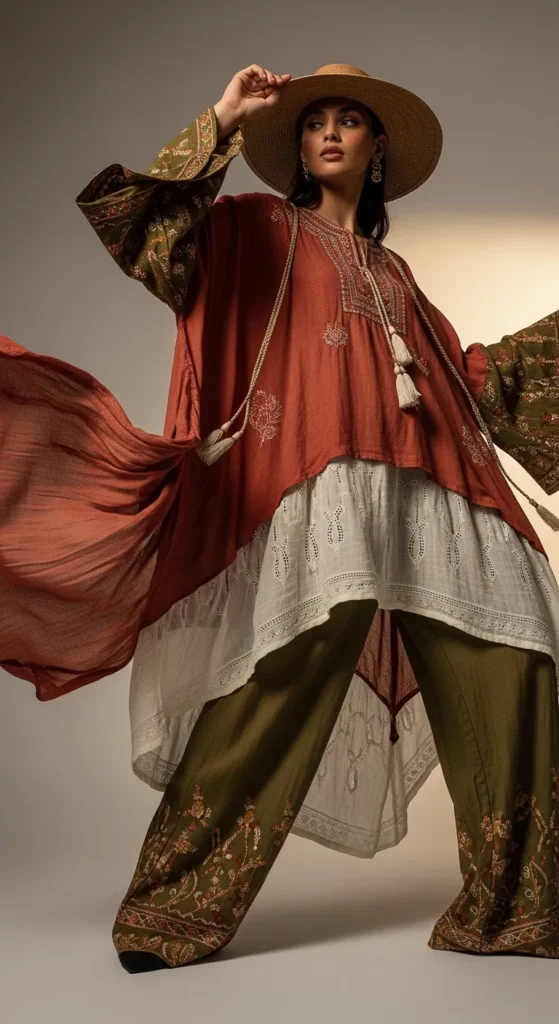 Bold Silhouettes with Boho Vibes