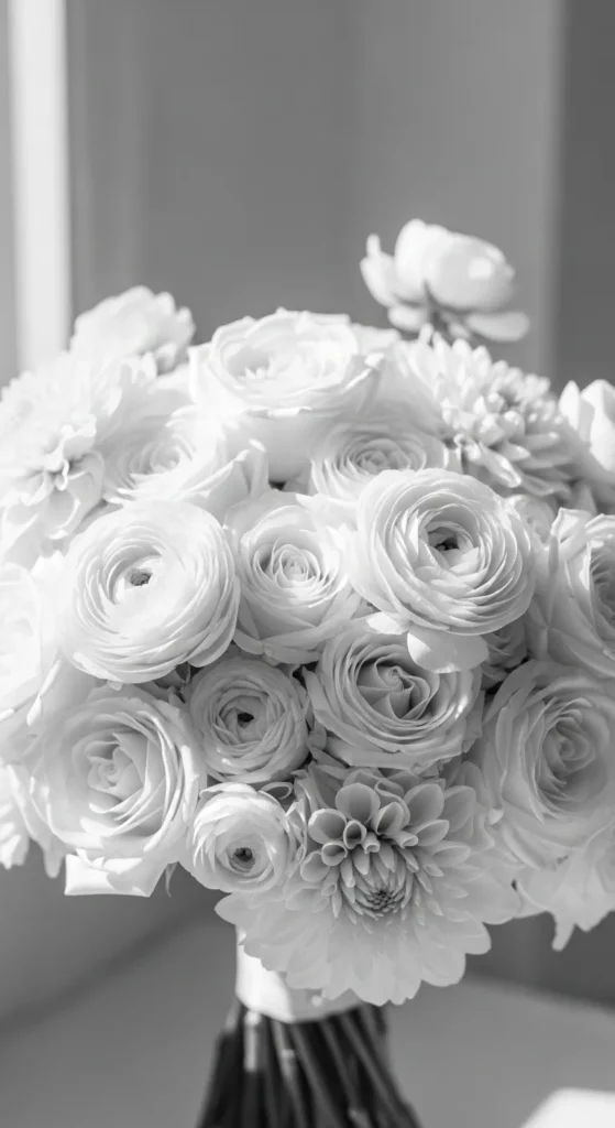 Monochrome White Bouquet