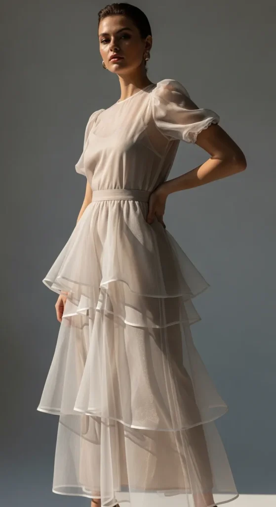 The Sheer Overlay Skirt and Fitted Slip Look