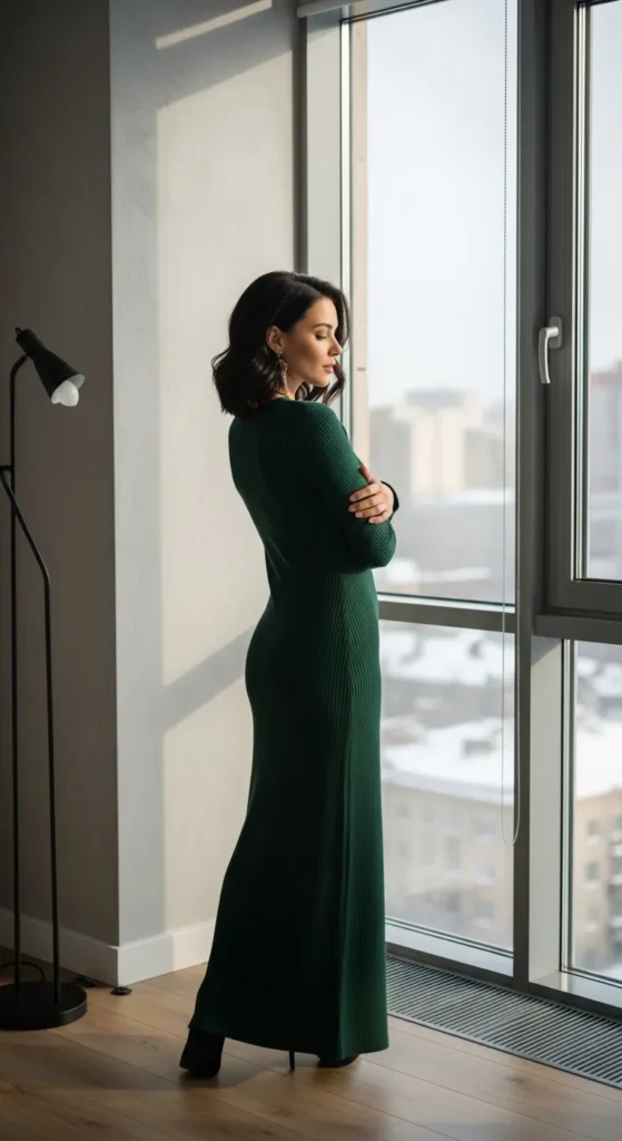  The Knit Maxi Dress Winter Look