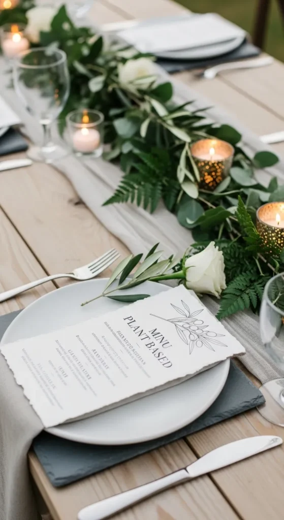 Plant-Based or Locally Sourced Menu