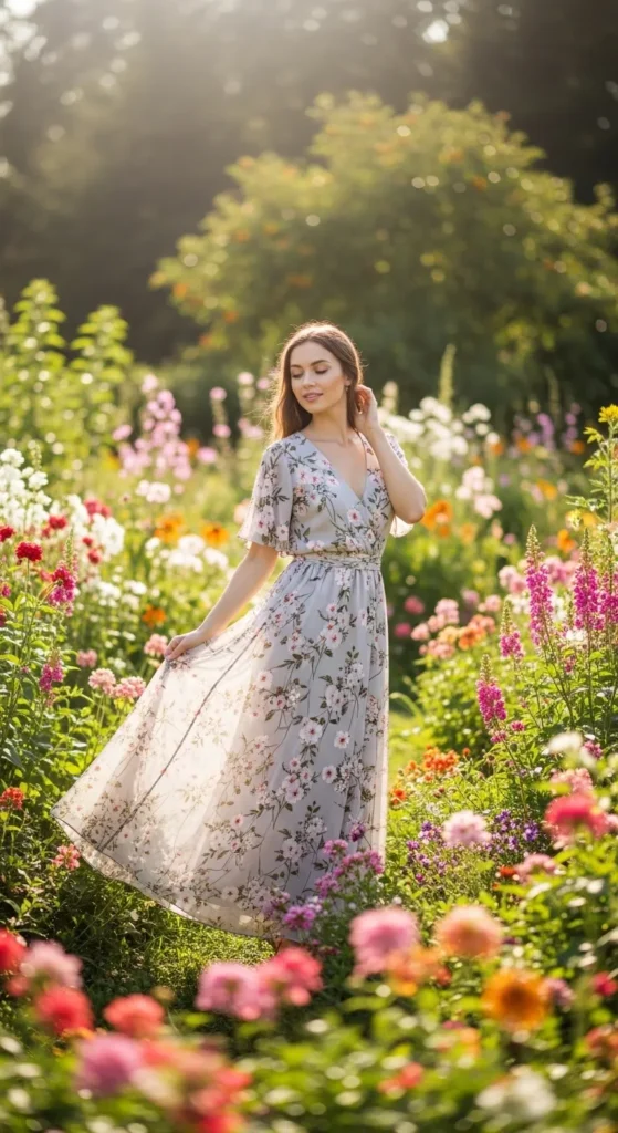The Classic Garden Party Floral Maxi