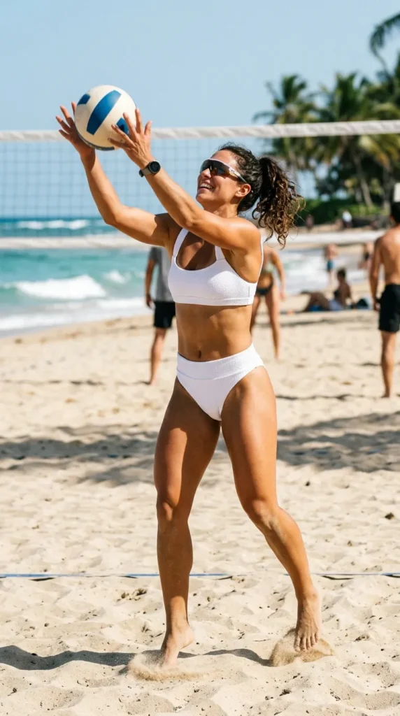 The White Sporty Bikini Set