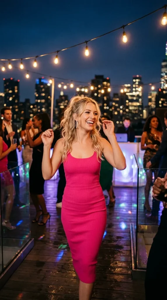  The Hot Pink Bodycon for a Celebration