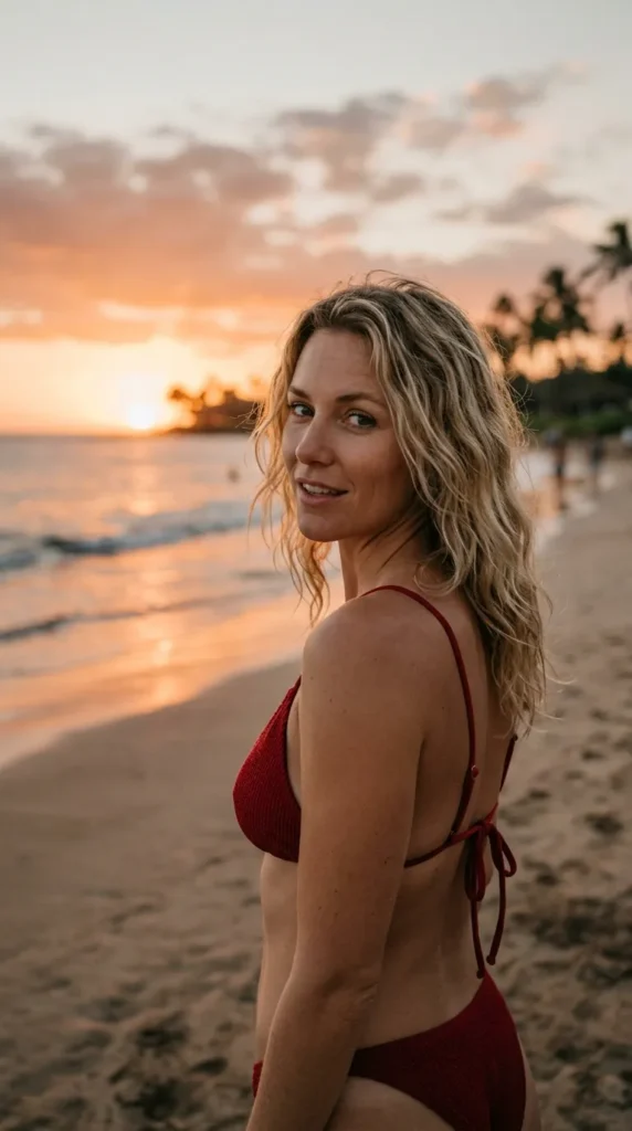 The Red Bikini Styled for the Resort Pool — Because Pool Days Deserve Real Outfits Too