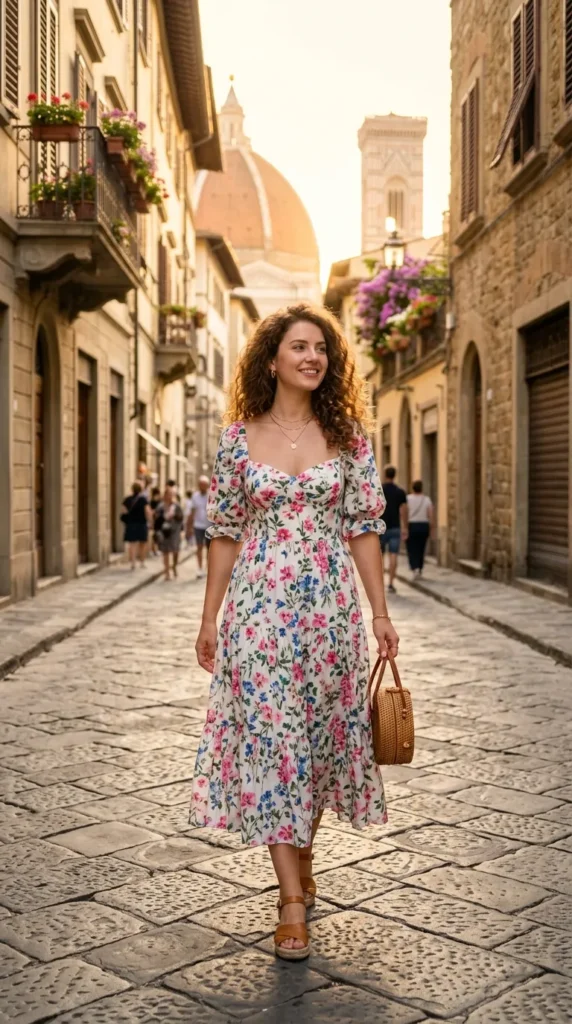 The Floral Midi Dress for Florence