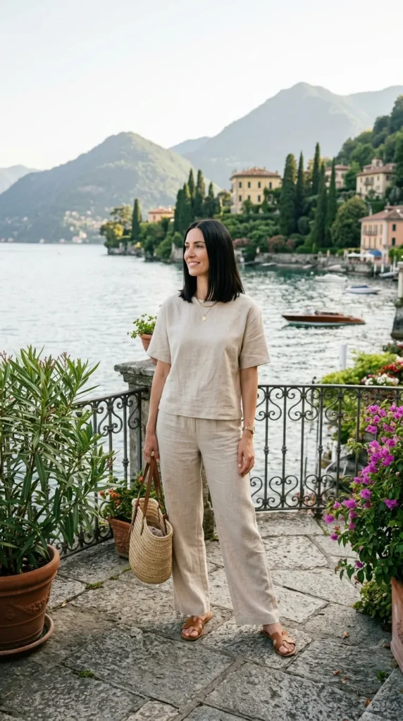 The Linen Co-ord Set for Lake Como