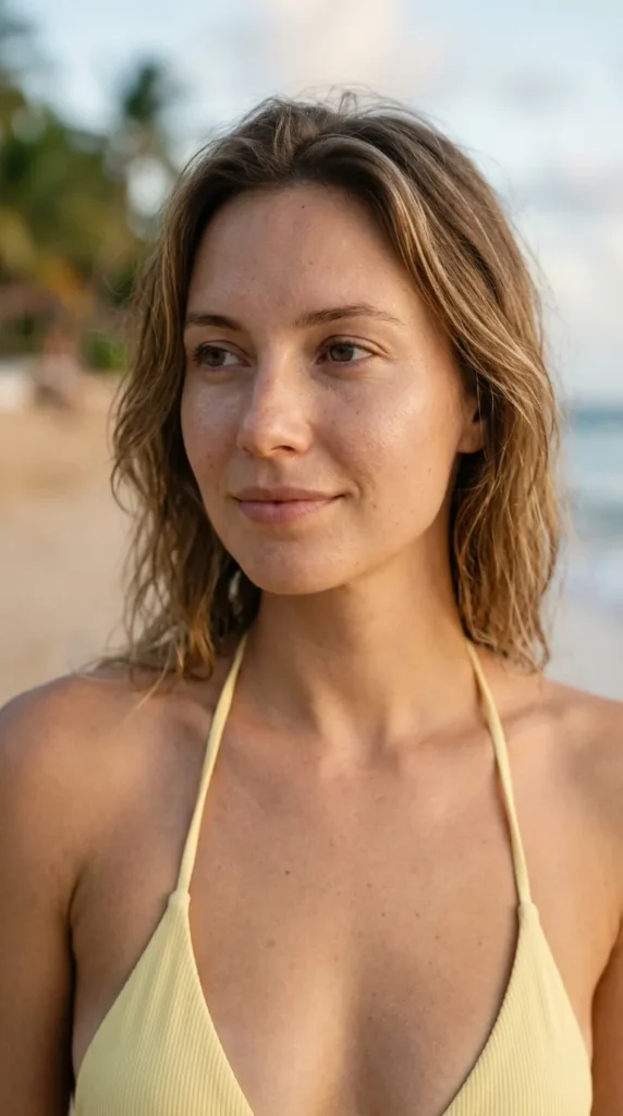 Pale Yellow Triangle Set — Quiet Luxury, Beach Edition