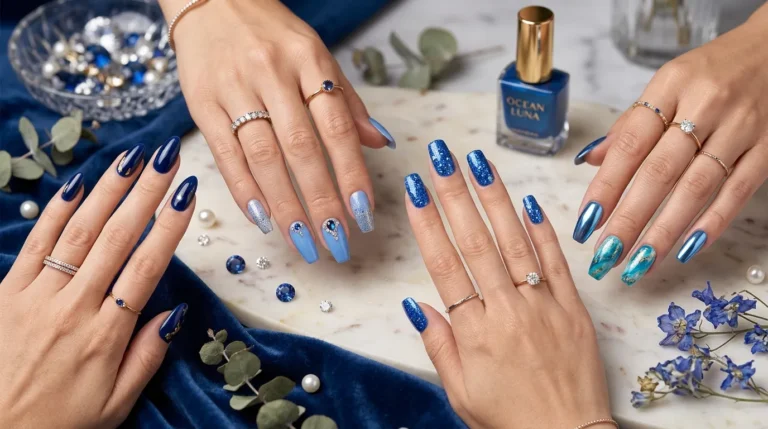 11 Blue Nail Ideas