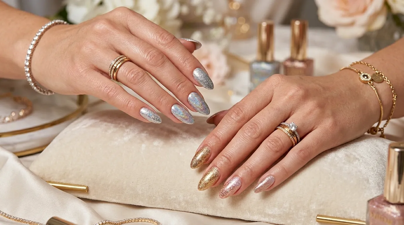 Glitter Ombre Nails Ideas