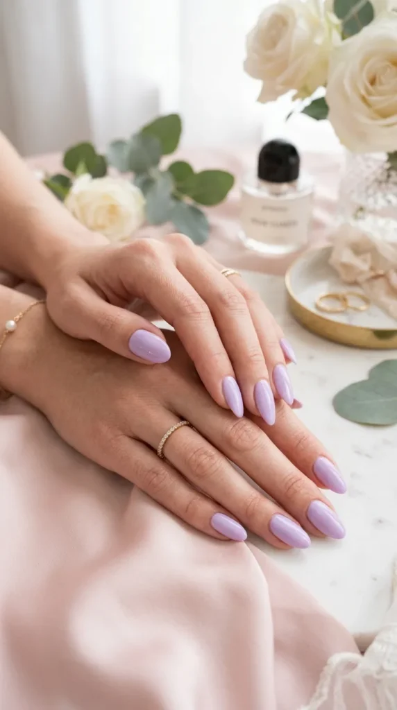 Lavender Purple Nails