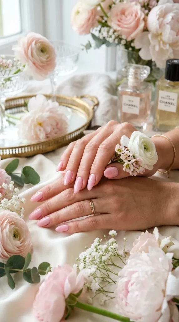 Soft Baby Pink Nails