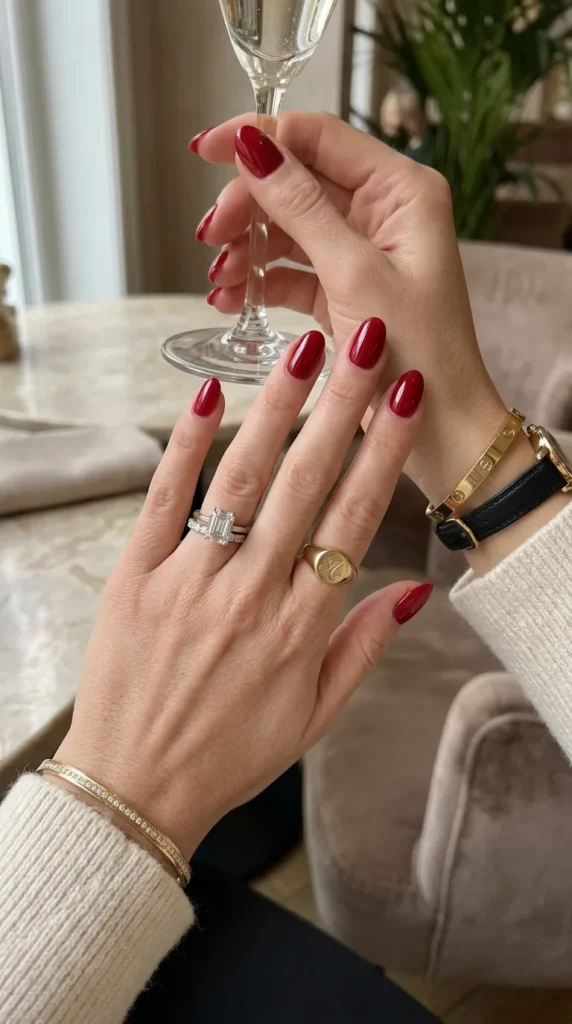 Bold Red Nails