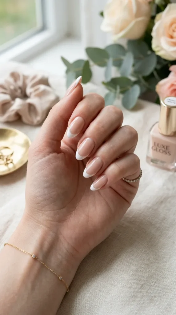 Simple French Tip Nails