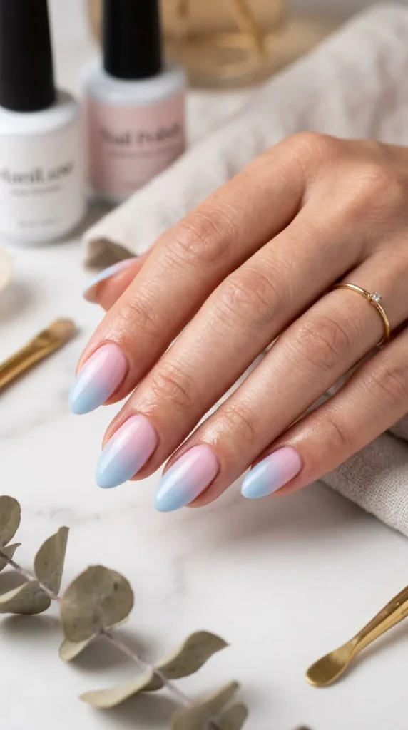 Ombre Sponge Nails