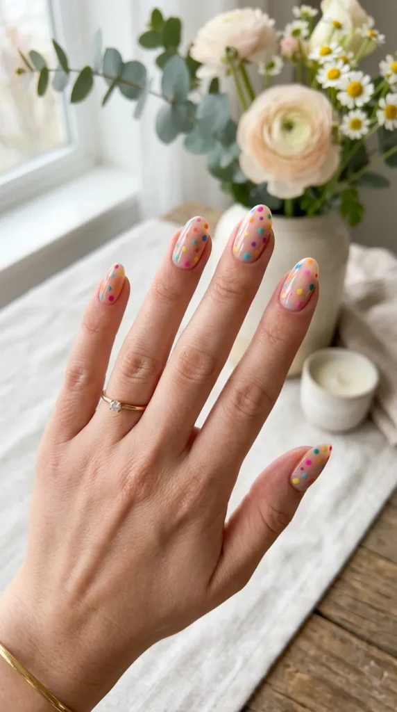 Classic Polka Dot Nails