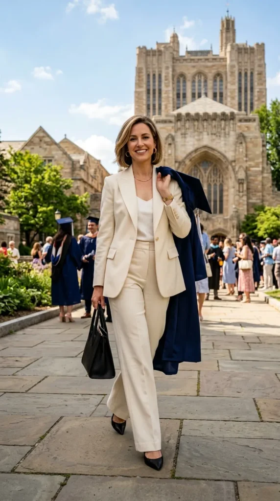 Tailored Blazer and Wide-Leg Trousers
