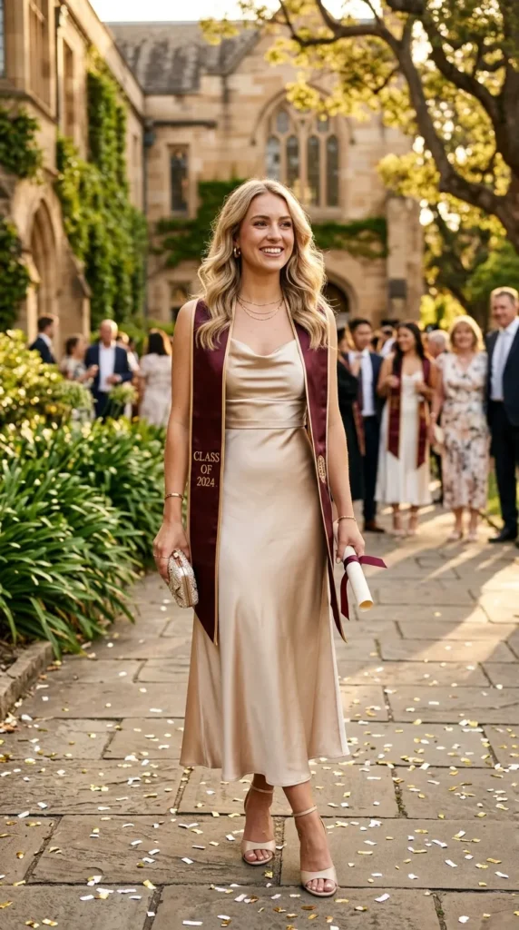 Satin Midi Dress